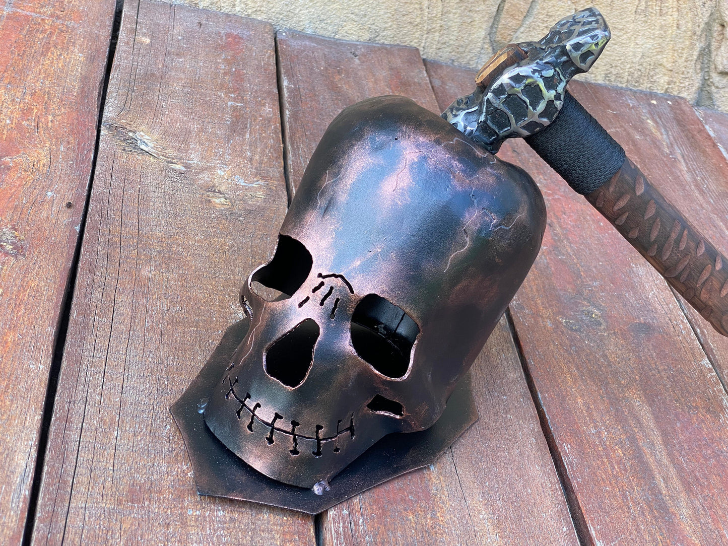 Hammer holder, hammer, viking hammer, mens gifts, Christmas, skull, birthday, medieval, anniversary, Halloween, horror gift, skeleton,coffin