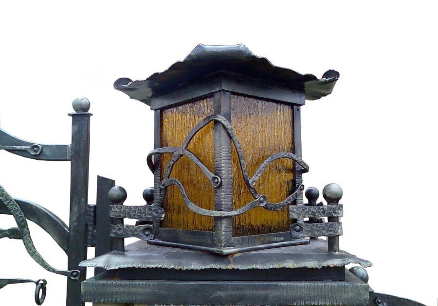 Fence lamp, outdoor pillar lamp, deck light, fence light, outdoor light, fence sconce, bollard landscape light, exterior light, post light