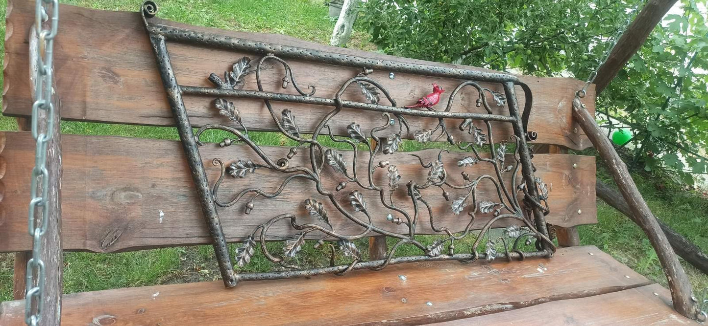 Stair railing, oak, bird, forest, balcony, firelace screen, railing, garden, yard, handrail, wedding, terrace, Christmas, birthday, banister