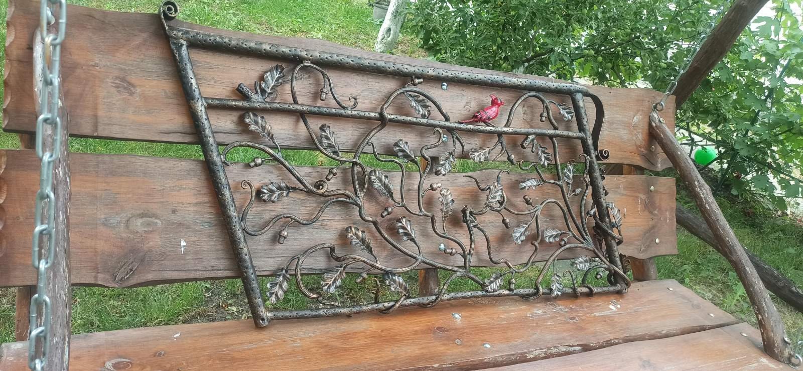 Stair railing, oak, bird, forest, balcony, firelace screen, railing, garden, yard, handrail, wedding, terrace, Christmas, birthday, banister