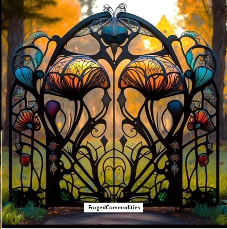 Fairy gate, garden gate, gate, terrace, balcony, window, fence, railing, renovation, Thanksgiving, wreath, Christmas, anniversary, birthday