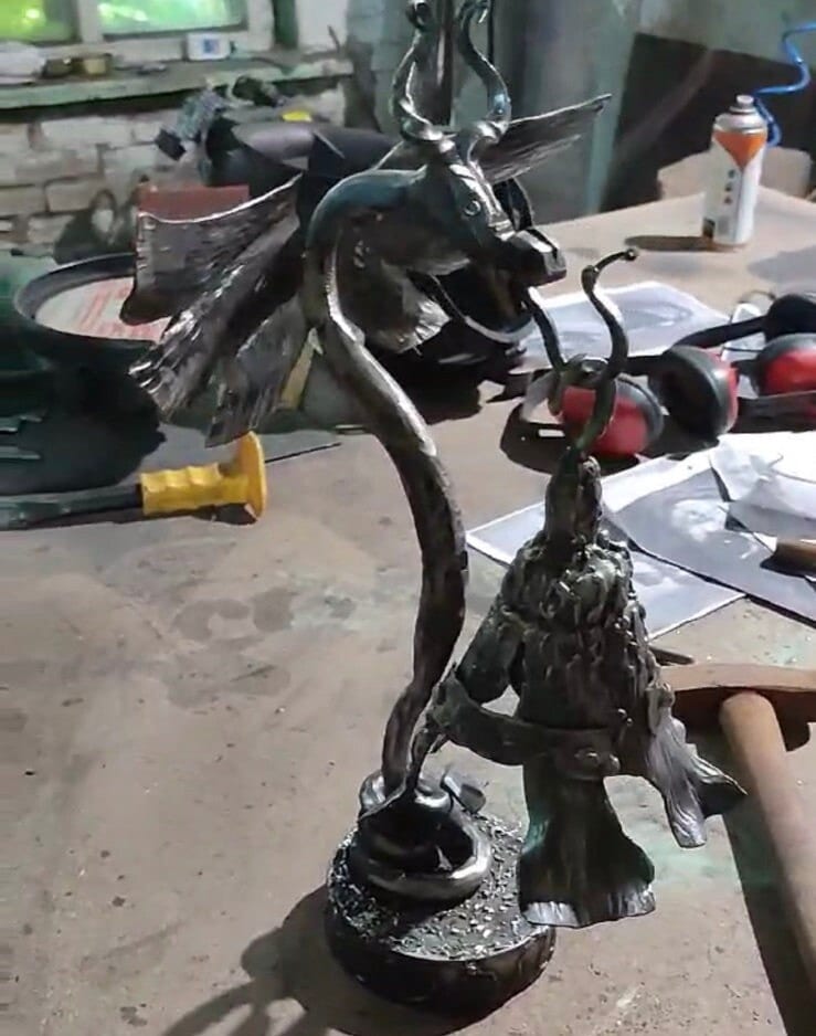 Table lamp, night lamp, dragon, medieval, Middle Ages, viking, cave light, wall sconce,Christmas gift, birthday, anniversary, Christmas