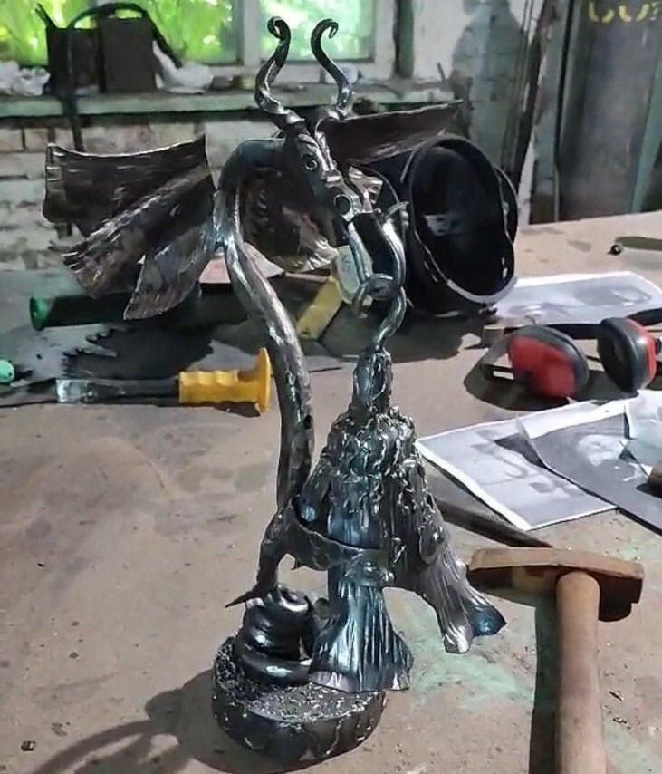 Table lamp, night lamp, dragon, medieval, Middle Ages, viking, cave light, wall sconce,Christmas gift, birthday, anniversary, Christmas