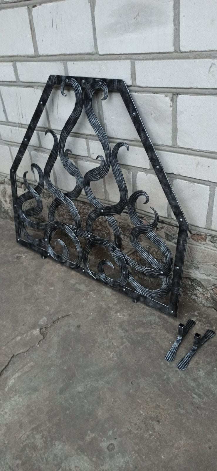 Fireplace screen, fireplace, firewood holder, fire poker, Christmas, anniversary, blacksmith, Fathers Day, reparation, ForgedCommodities