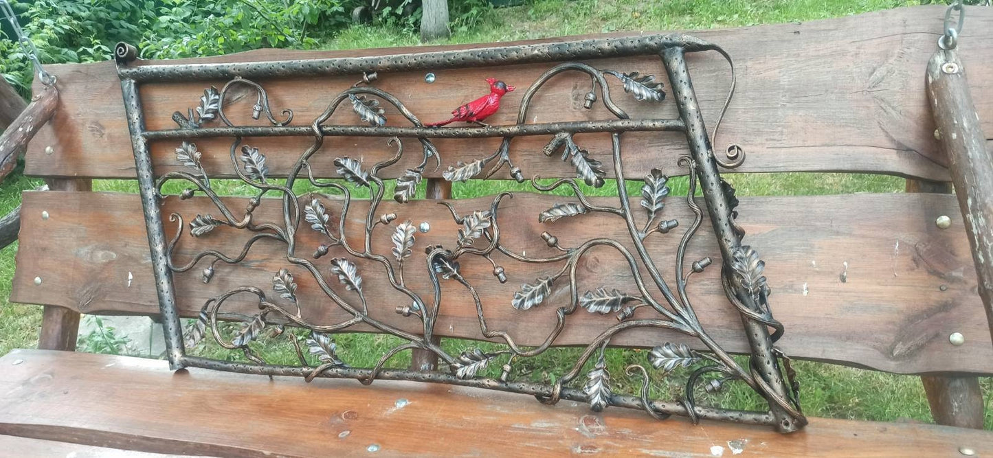 Stair railing, oak, bird, forest, balcony, firelace screen, railing, garden, yard, handrail, wedding, terrace, Christmas, birthday, banister