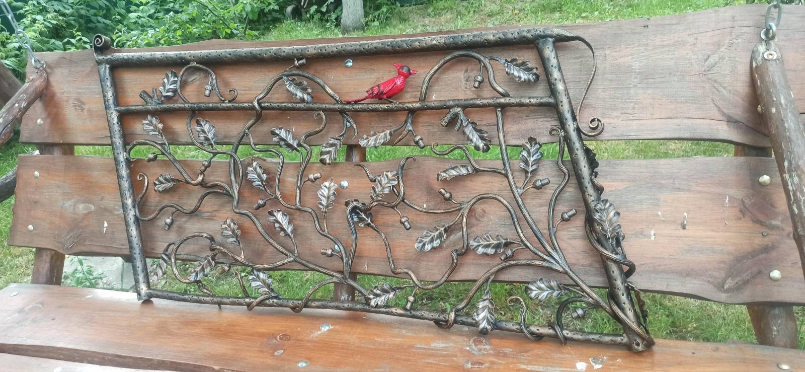 Stair railing, oak, bird, forest, balcony, firelace screen, railing, garden, yard, handrail, wedding, terrace, Christmas, birthday, banister