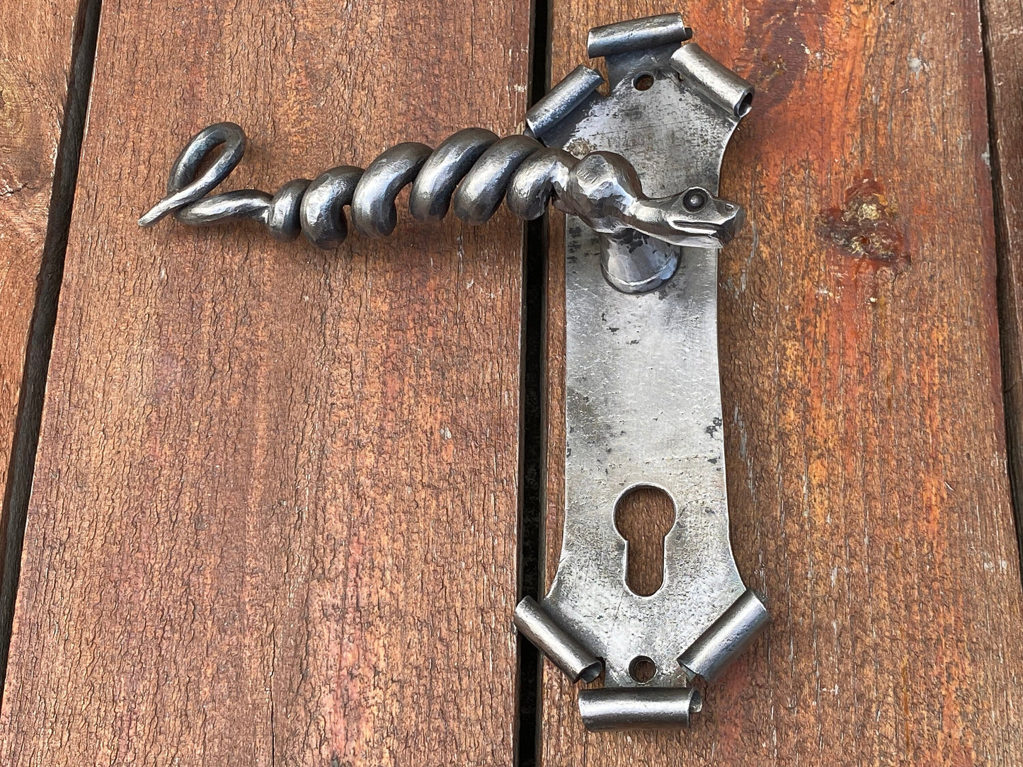Door handle, door pull, snake, medieval, door, Middle Ages, Christmas, renovation, castle, lock, hardware, hinges, birthday, anniversary