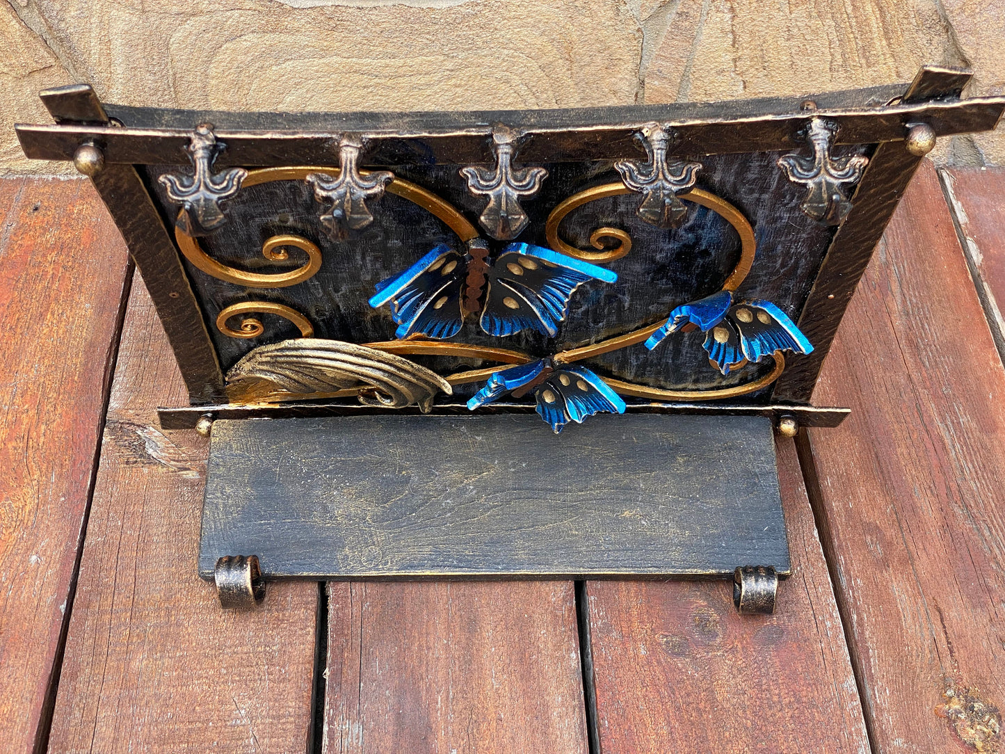 Wall key holder, Christmas, hook, shelf, rack, key holder, entryway, hallway, butterfly, rustic, birthday, anniversary,Mothers Day,dragonfly