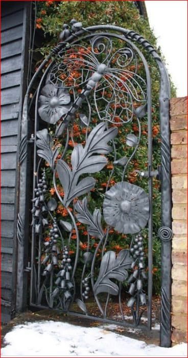 Gate, terrace, balcony, window, wicket, fence, railing, renovation, flower, Thanksgiving, wreath, Christmas, anniversary, birthday, garden