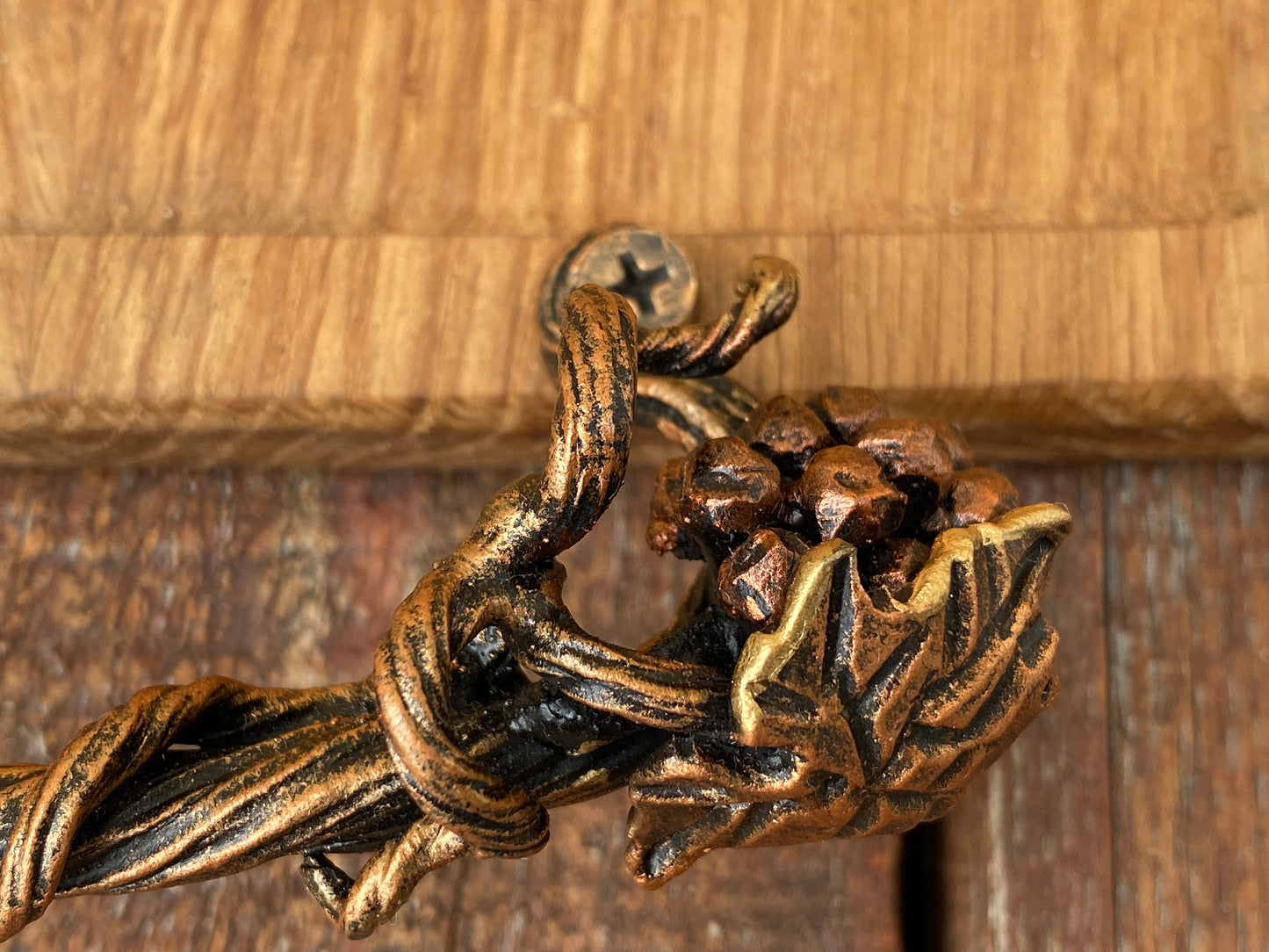 Drawer pull, drawer handle, chest of drawers, drawer knob, drawer, grapes, grapevine, cabinet knob, cabinet pull, Thanksgiving, Christmas