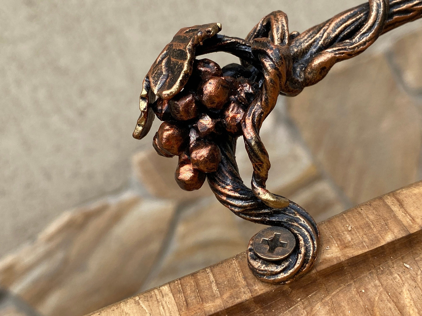 Drawer pull, drawer handle, chest of drawers, drawer knob, drawer, grapes, grapevine, cabinet knob, cabinet pull, Thanksgiving, Christmas
