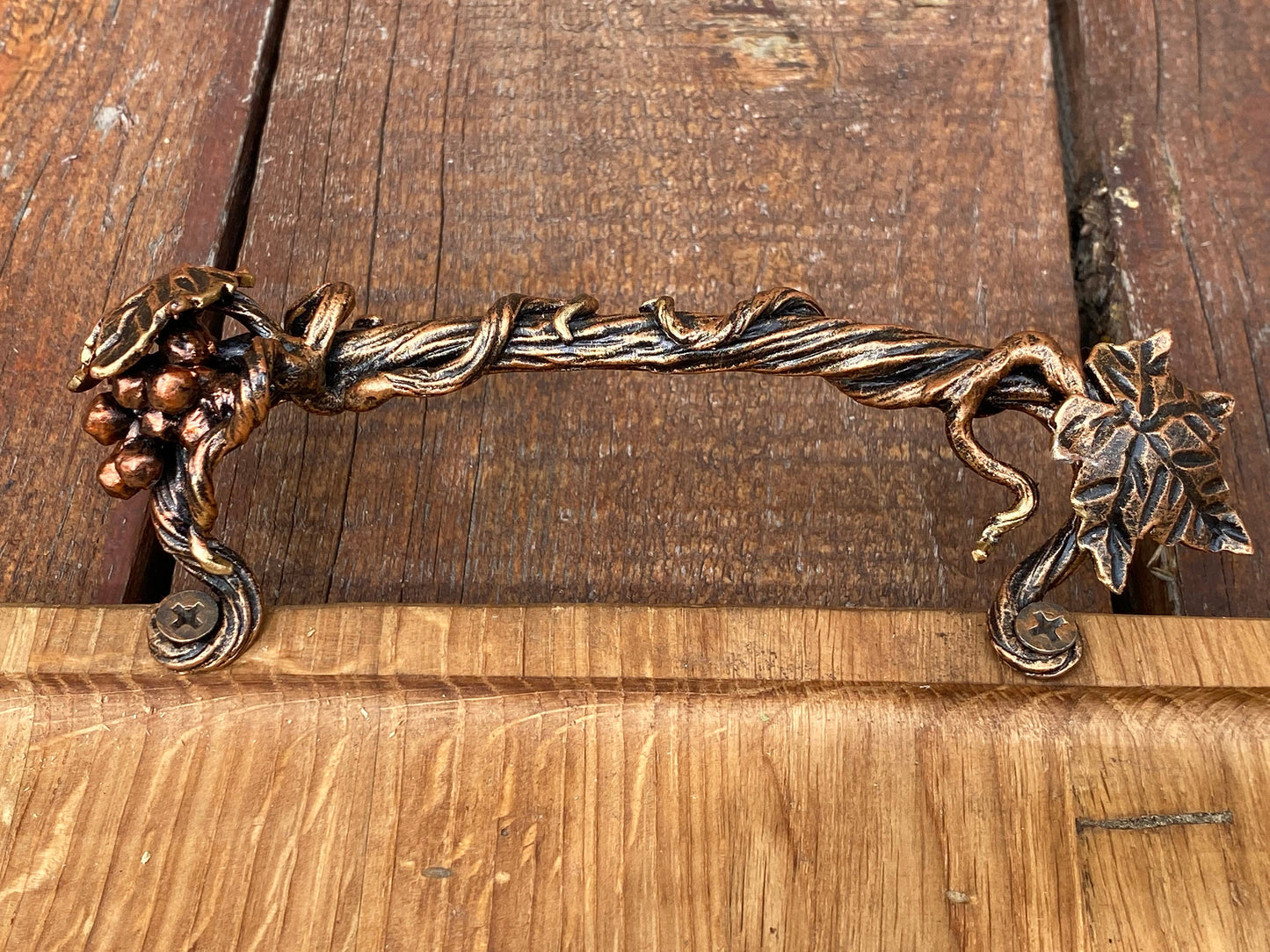 Drawer pull, drawer handle, chest of drawers, drawer knob, drawer, grapes, grapevine, cabinet knob, cabinet pull, Thanksgiving, Christmas