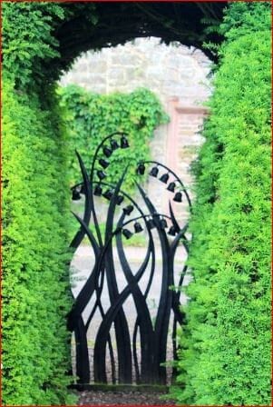 Gate, terrace, balcony, railing, wicket, fence, door, renovation, flower, restaurant, yard, Christmas, anniversary, birthday, garden