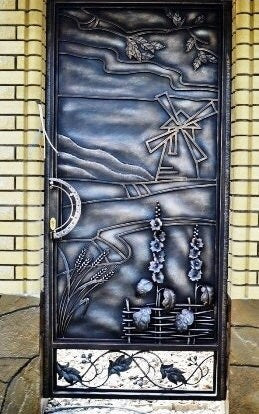 Gate, terrace, balcony, railing, wicket, rustic, door, renovation, forest, yard, Christmas, anniversary, birthday, garden, Fathers Day