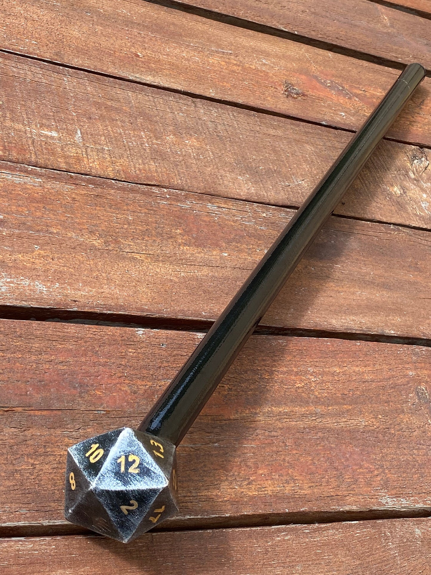 Dice cane, walking cane, dice, walking stick, gamer gift, personalized cane, birthday, Christmas, anniversary, retirement gift, funny gift