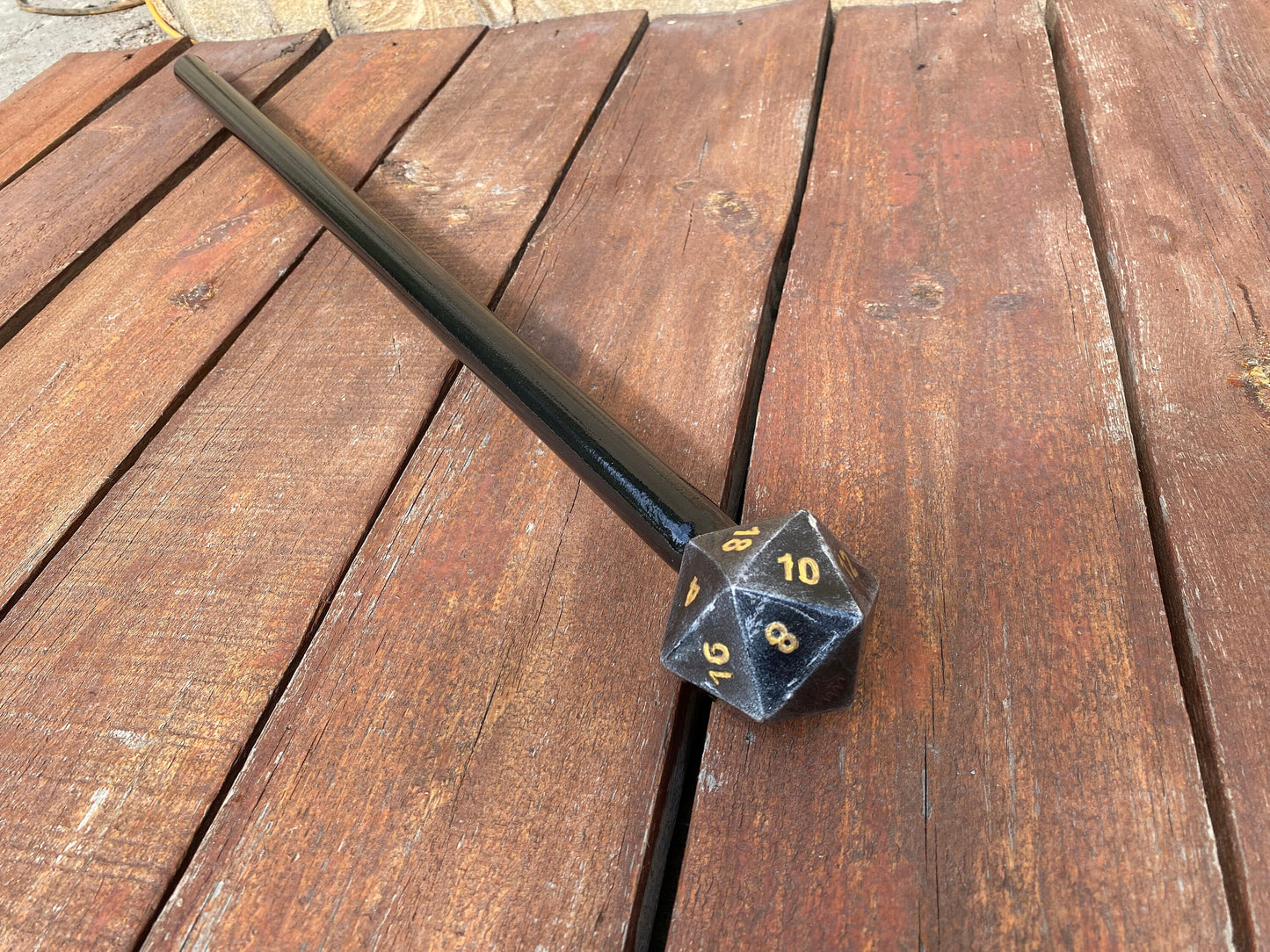 Dice cane, walking cane, dice, walking stick, gamer gift, personalized cane, birthday, Christmas, anniversary, retirement gift, funny gift