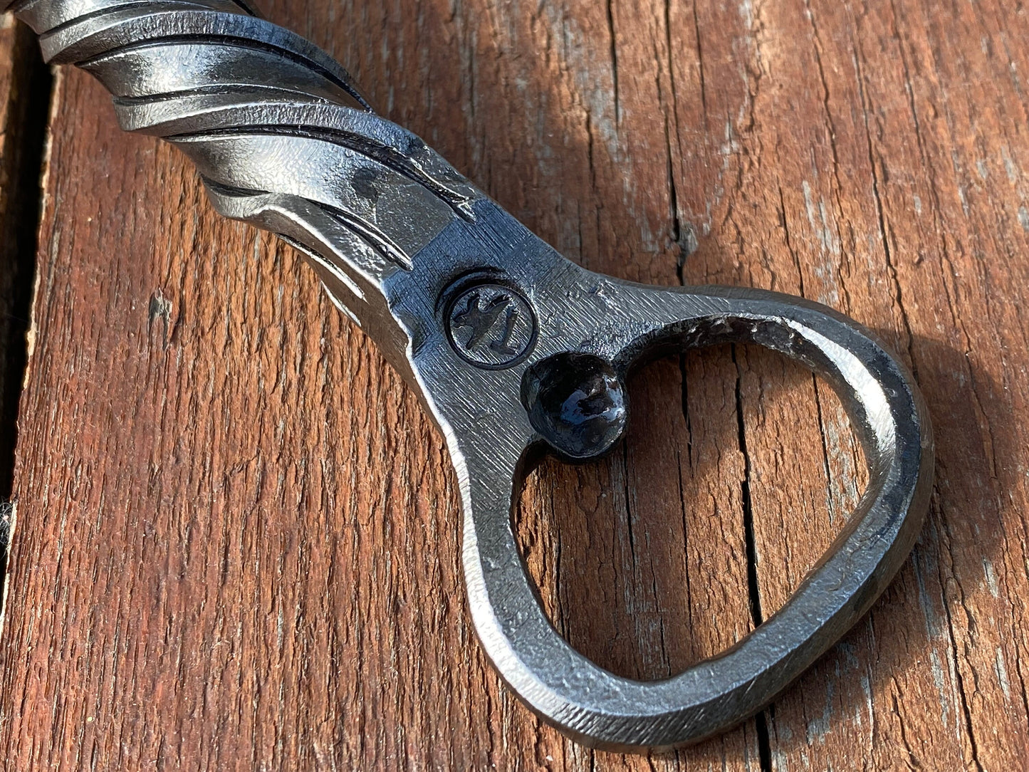 Iron anniversary, railroad spike, bottle opener, industrial, beer bottle opener, birthday, anniversary, daddy, wedding, groomsmen, corkscrew