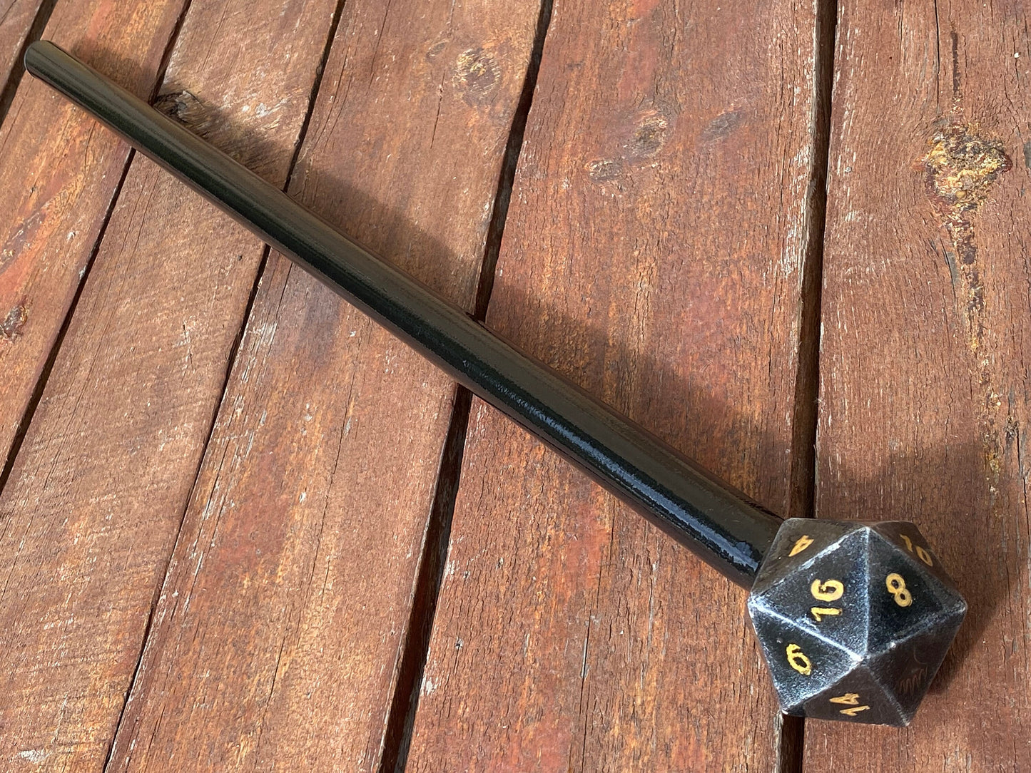 Dice cane, walking cane, dice, walking stick, gamer gift, personalized cane, birthday, Christmas, anniversary, retirement gift, funny gift