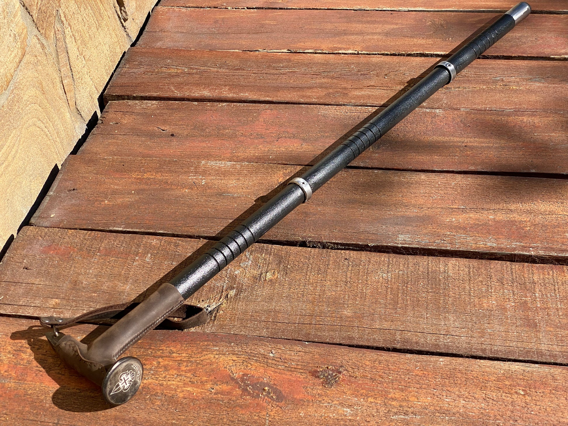 Walking cane, personalized, veteran, pension, railroad spike, walking stick, birthday, Christmas, anniversary, mens gift, retirement gift