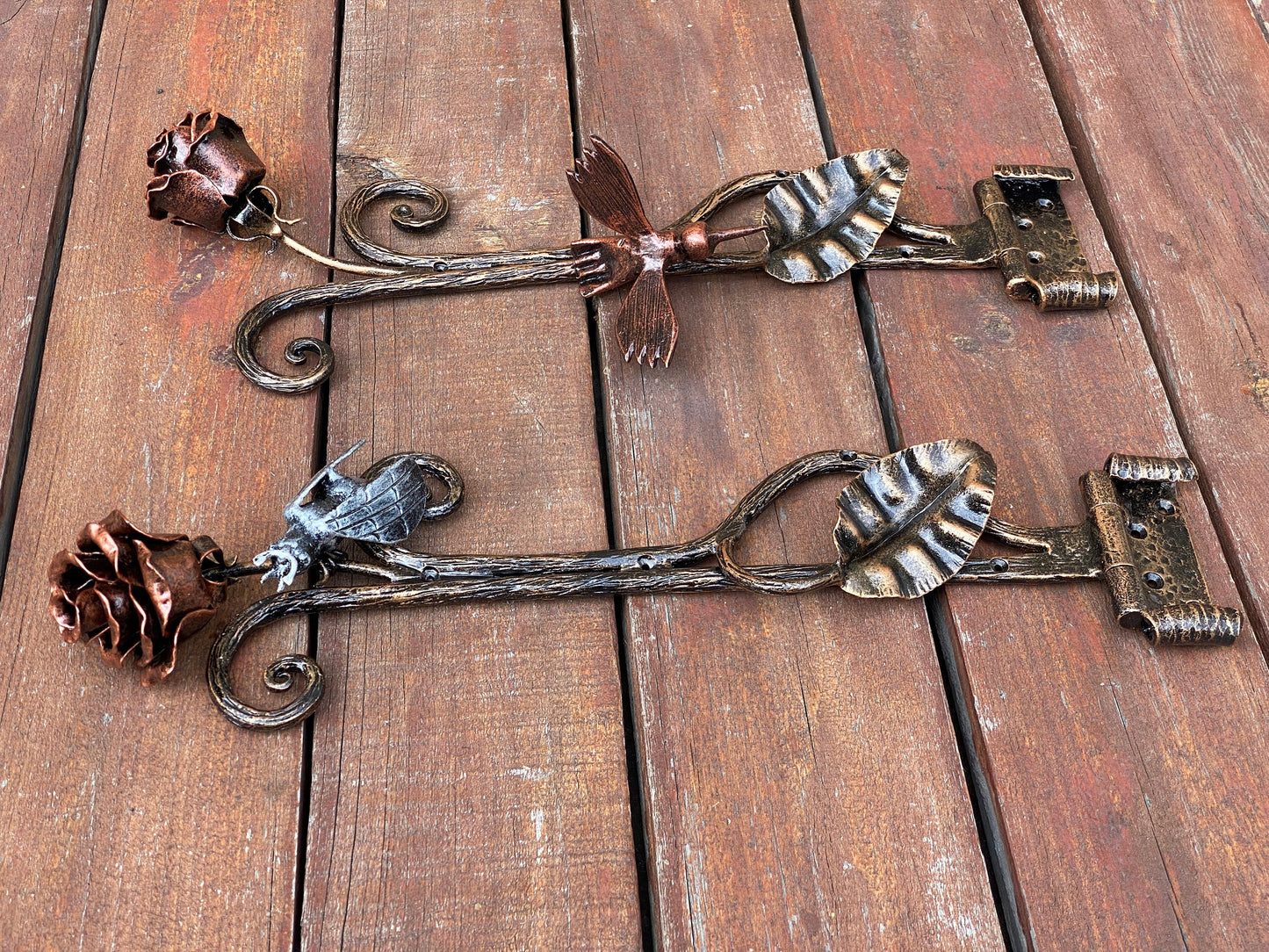 Hinge, strap hinge, door hardware, bird, rose, barn hinges, Christmas, birthday, wild nature, anniversary, wedding, renovation, door hinge