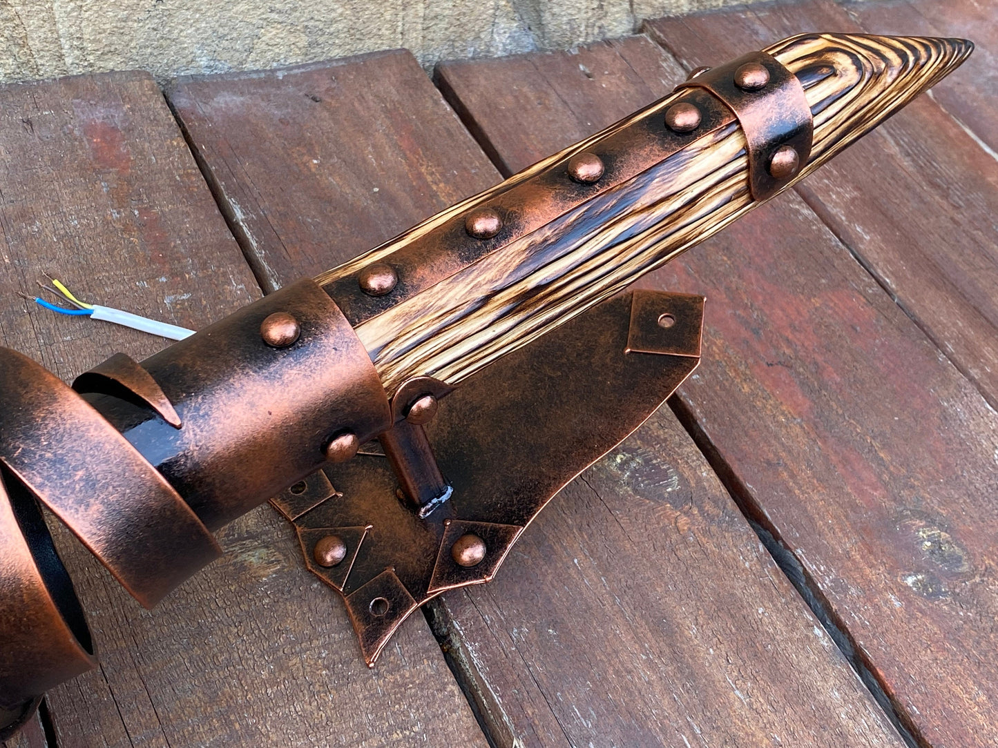 Wall sconce, viking, torch, medieval sconce, castle, fortressm renovation, medieval, Middle Ages, Christmas, birthday,anniversary,restaurant