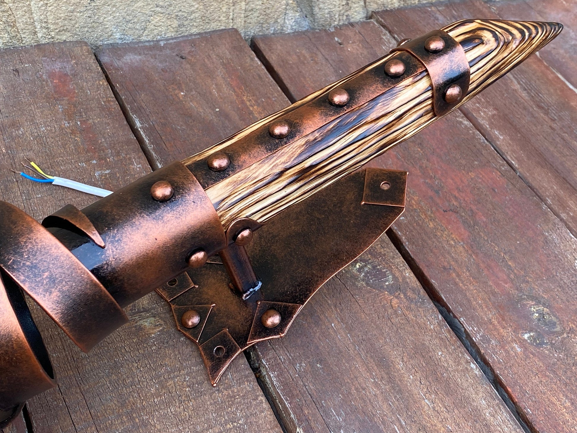 Wall sconce, viking, torch, medieval sconce, castle, fortressm renovation, medieval, Middle Ages, Christmas, birthday,anniversary,restaurant
