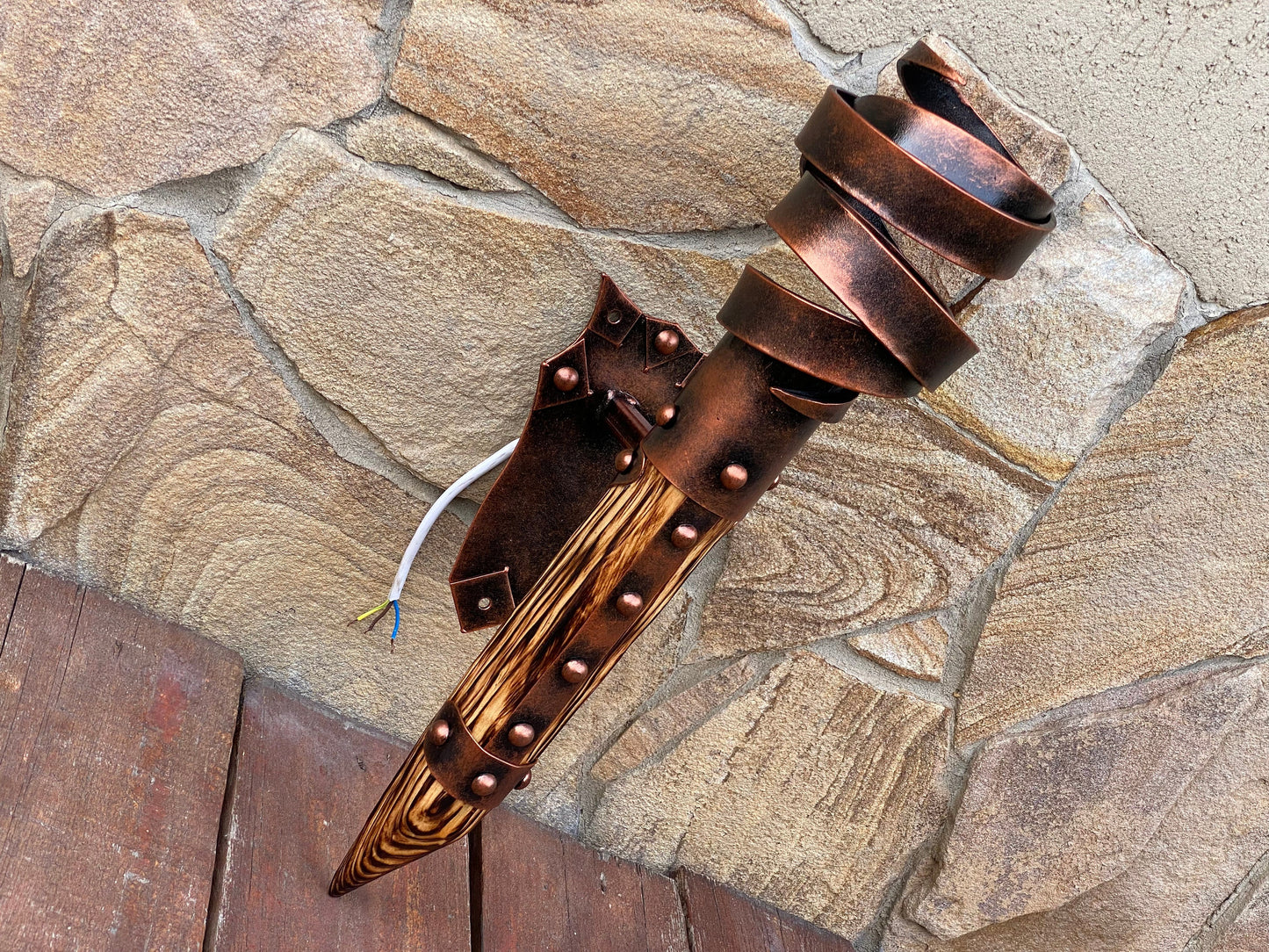 Wall sconce, viking, torch, medieval sconce, castle, fortressm renovation, medieval, Middle Ages, Christmas, birthday,anniversary,restaurant