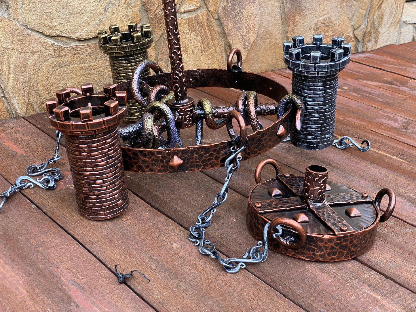 Chandelier, medieval, ceiling lamp, wall sconce, castle, sconce, snake, renovation, Christmas, anniversary, birthday, antique, viking,knight