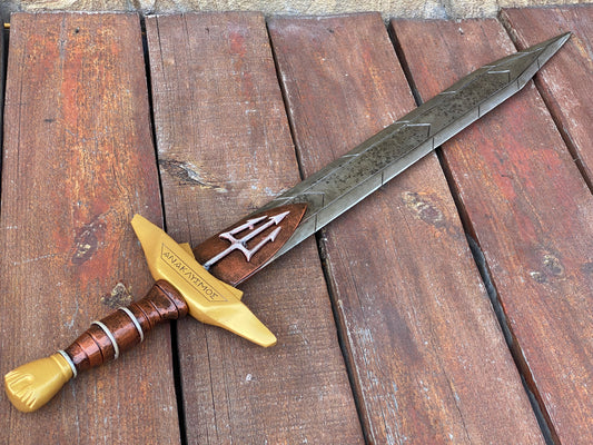 A cosplay sword, steel replica