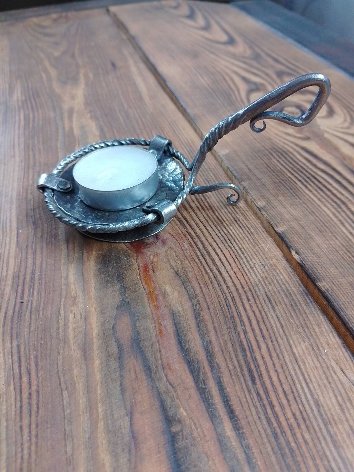 Candle holder, 6th anniversary, iron anniversary, Christmas, candle, anniversary, birthday, medieval, viking, castle, antique, tea candle