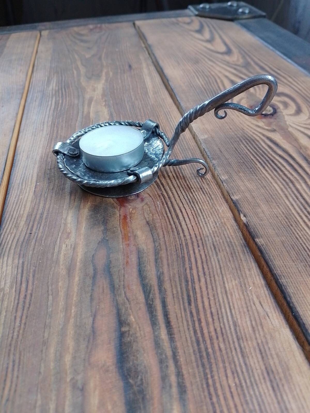 Candle holder, 6th anniversary, iron anniversary, Christmas, candle, anniversary, birthday, medieval, viking, castle, antique, tea candle