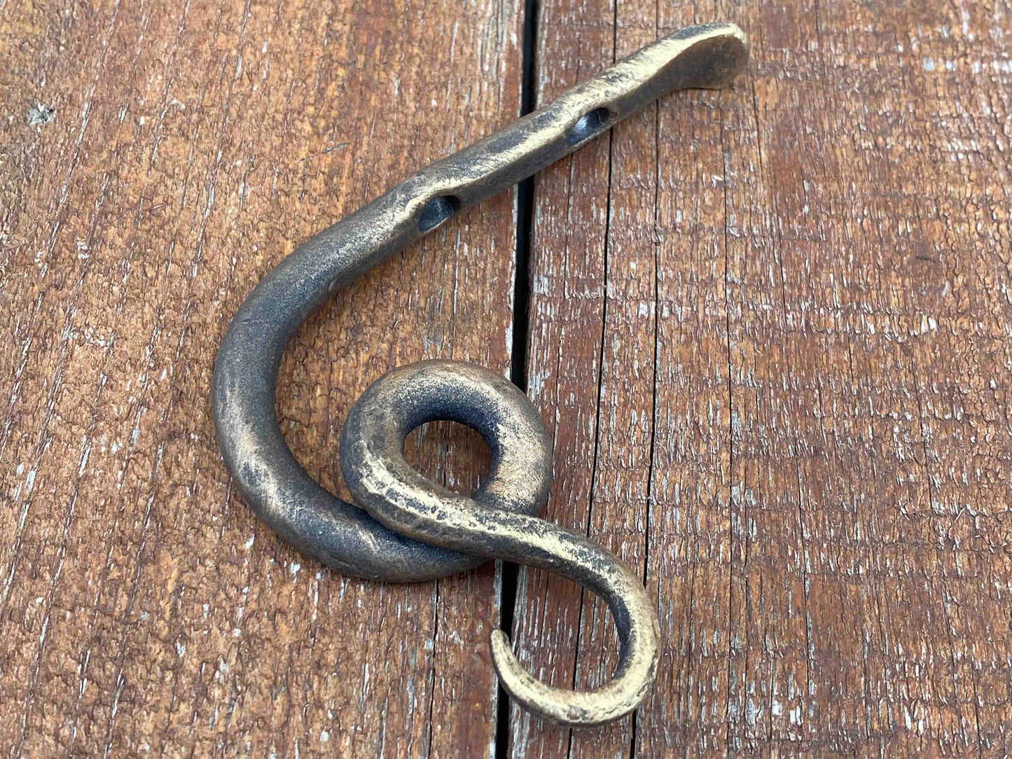 Hook, wall hook, key hook, blacksmith, hand forged, plant pot hook, basket hook, key holder, bathroom, hardware, garden, kitchen,dads gift