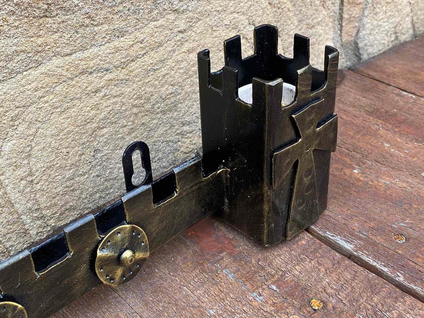 Medieval sconce, castle, iron anniversary, wall sconce, viking, Christmas, castle style, medieval gift, medieval torch, sconce, renovation