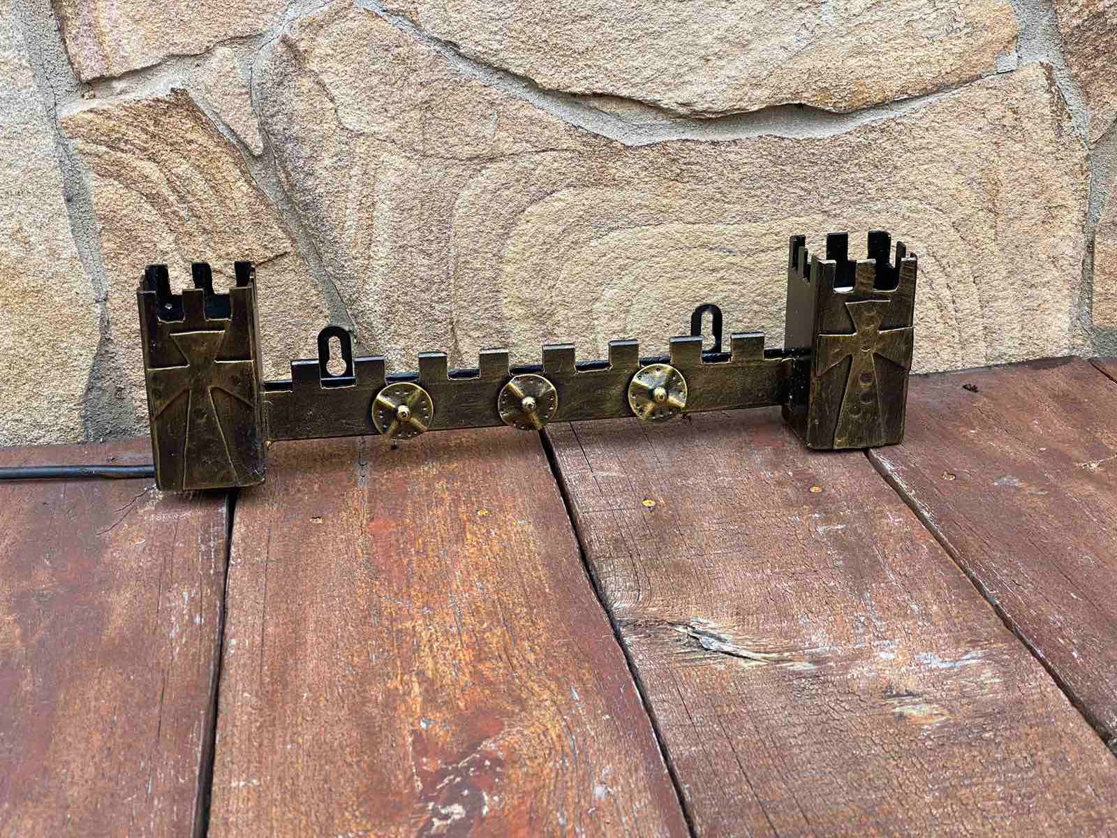 Medieval sconce, castle, iron anniversary, wall sconce, viking, Christmas, castle style, medieval gift, medieval torch, sconce, renovation