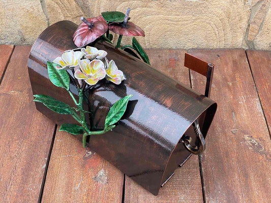 Mailbox, garden, Christmas, jungle, tropics, flower lover, gift for mom, flower pot, wedding, birthday, engagement, anniversary, renovation