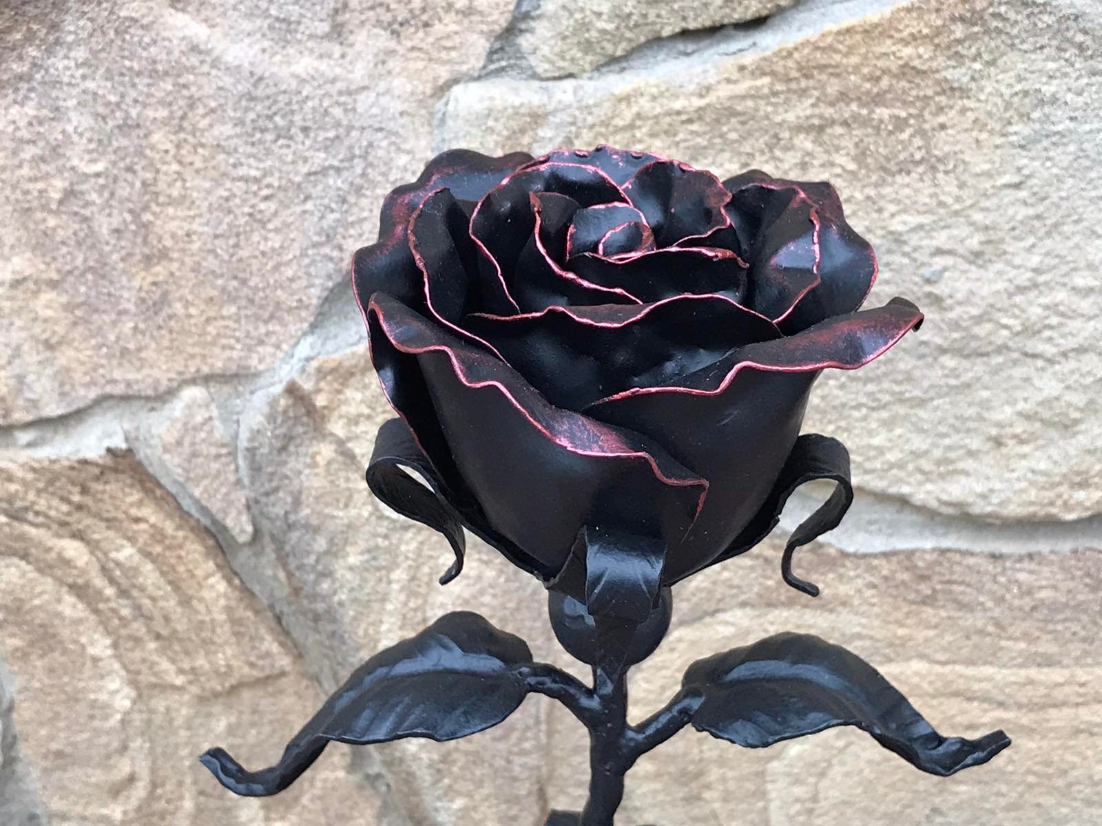 6th anniversary, personalized gift, rose, iron gift, iron anniversary, garden, birthday, flower pot, wedding, anniversary, Christmas, mom