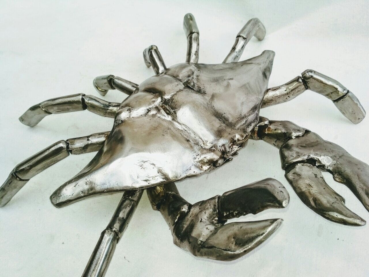 Crab, stainless steel, coastal decor, ocean, birthday, Christmas, octopus, tentacle, fish, restaurant, anniversary,11th anniversary,wedding