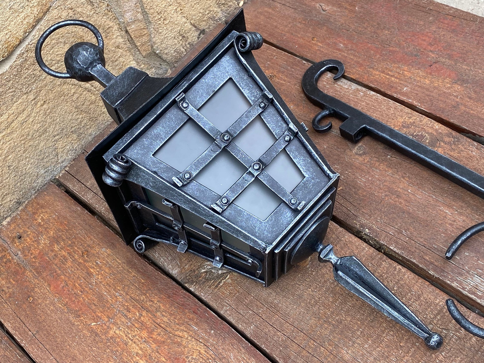 Candle holder, medieval, viking, bracket, 6th anniversary, Christmas, birthday, candle, anniversary, castle, knight, fortress, outdoor light