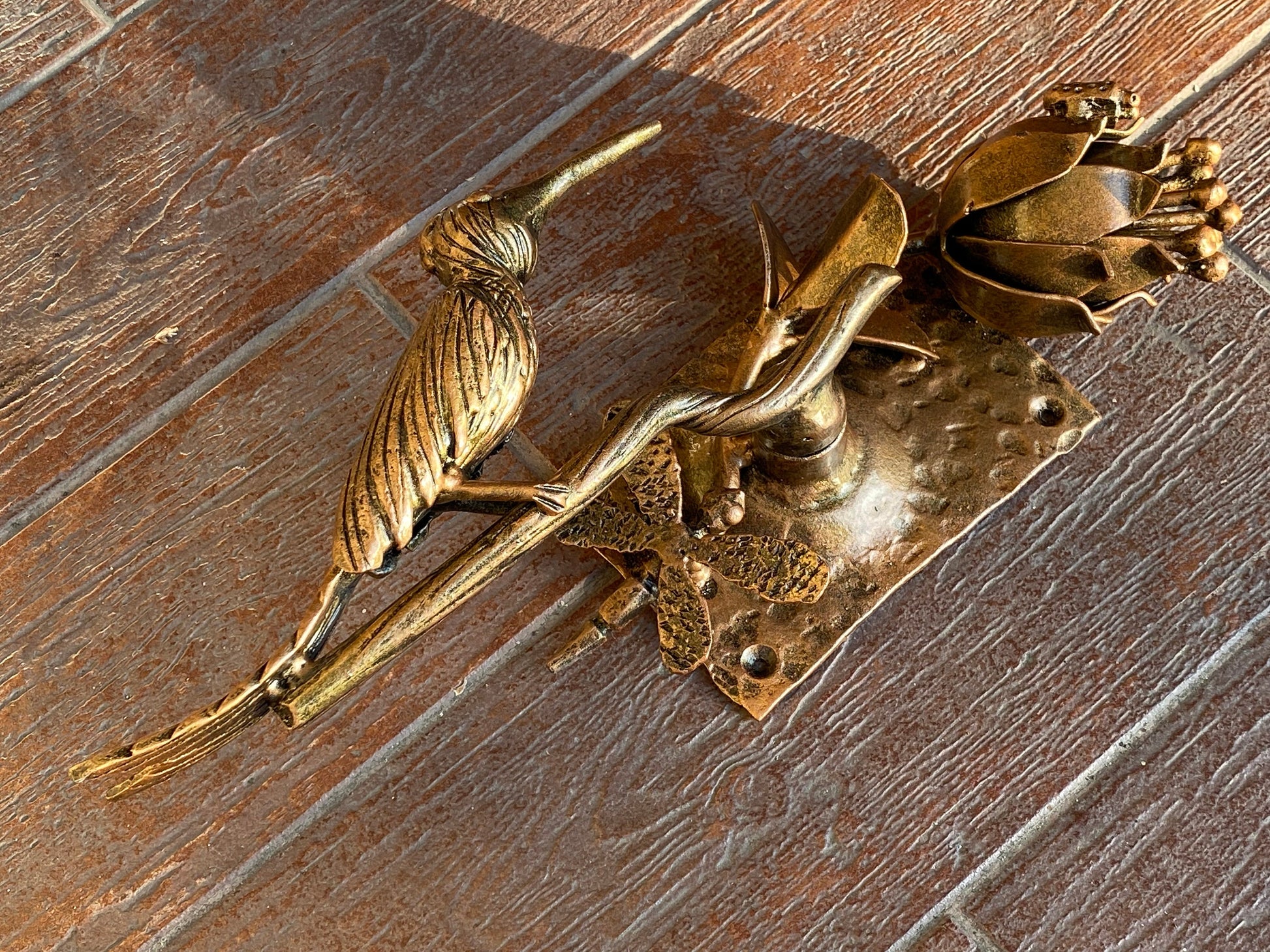 Door handle, barn door, bird, dragonfly, ladybug, door pull, door hinge, gate, wicket, wild nature, forest, birthday, renovation,Christmas