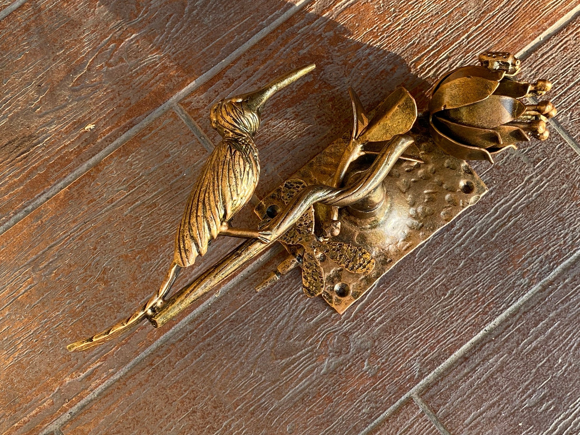 Door handle, barn door, bird, dragonfly, ladybug, door pull, door hinge, gate, wicket, wild nature, forest, birthday, renovation,Christmas