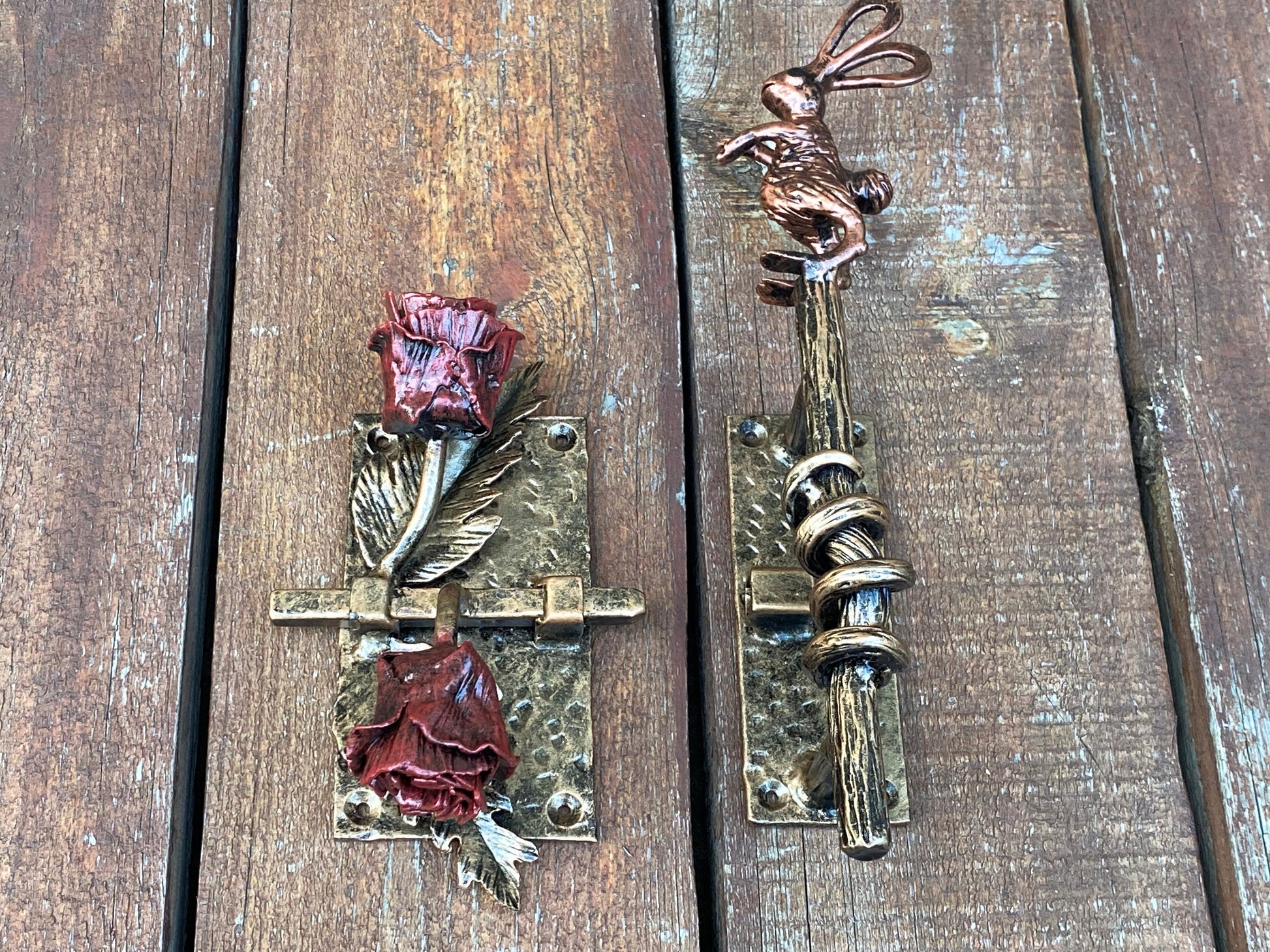 Latch, door latch, flower, wild nature, kids room, kinds gift, birthday, door handle, gate latch, gate, lock, Christmas, turn drop bar latch