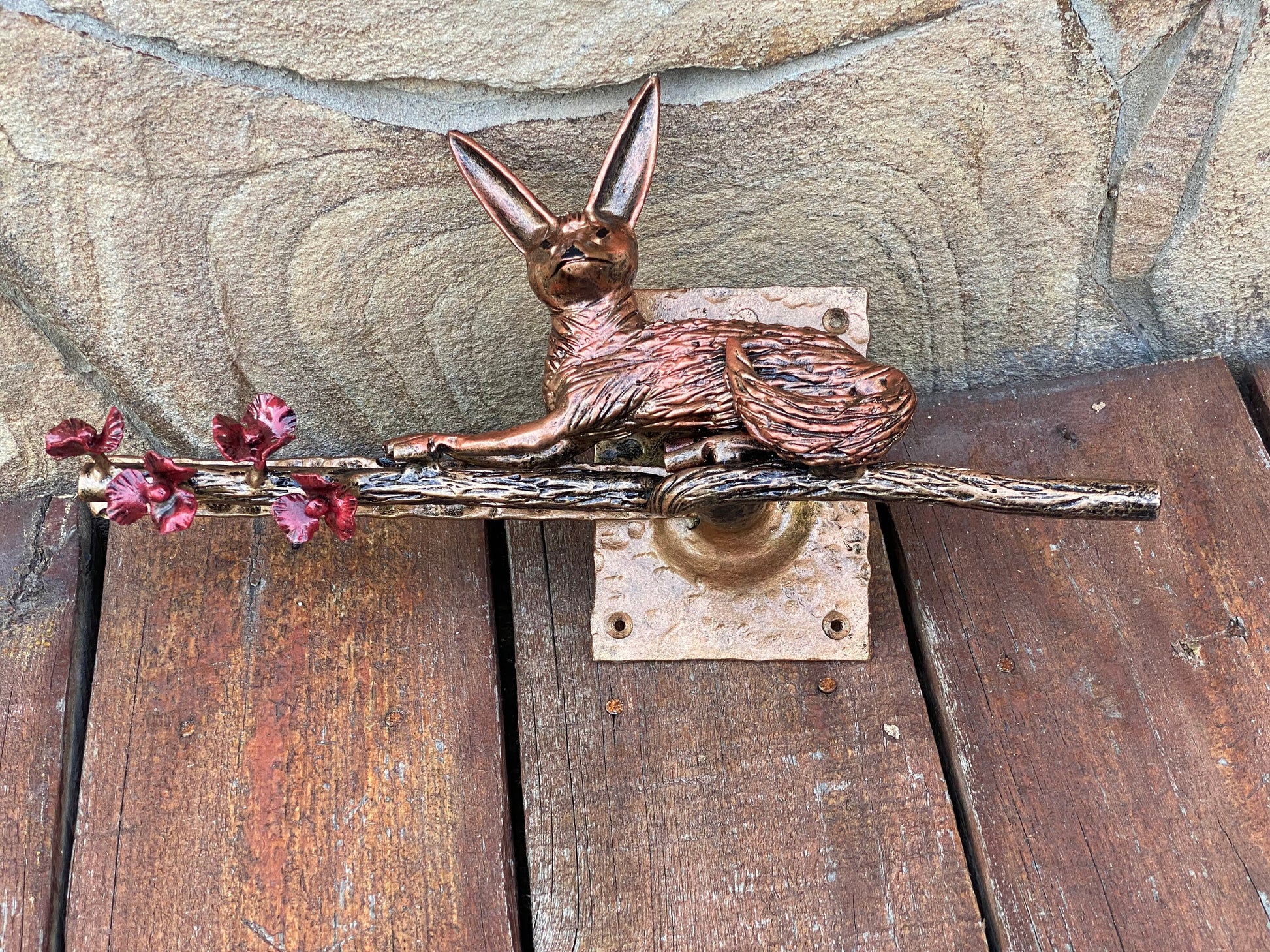 Door handle, door pull, fox, animal, forest, zoo, lock, door decor, kids room, kids gift, cartoon, renovation, Christmas, flower, birthday