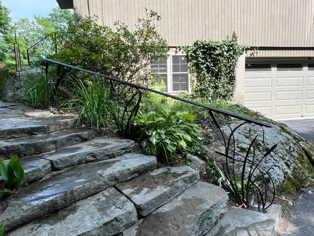 Garden railing, handrail, stair railing, reed, renovation, balcony railing, railing, Christmas, birthday, terrace, gate, wedding, blacksmith