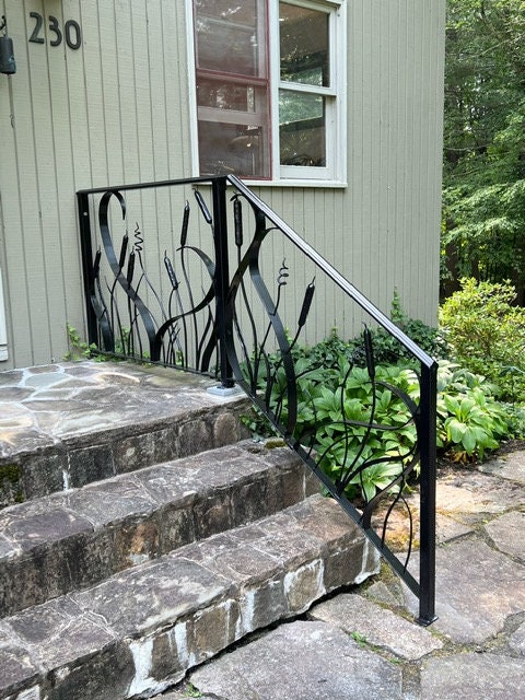 Stair railing, reed, renovation, balcony railing, railing, Christmas, birthday, terrace, gate, hinge, wedding, anniversary,garden,blacksmith