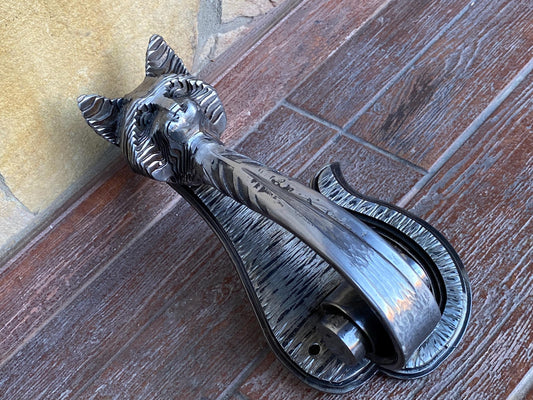 Door handle, cat, pet, animal, gate, door, dog, pet birthday, Christmas, birthday, anniversary, pet lover, garden, pet gift, renovation