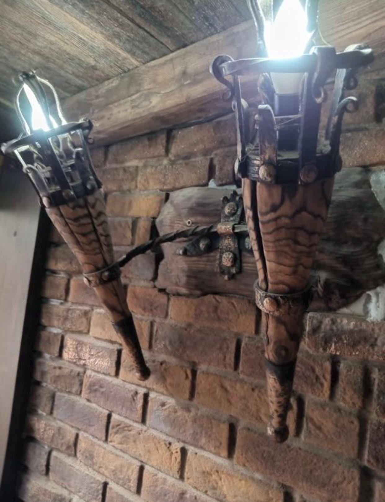 Wall sconce, medieval, birthday, Christmas, renovation, light fixture, sconce, Mothers Day, Fathers Day, renovation, castle, viking,fortress