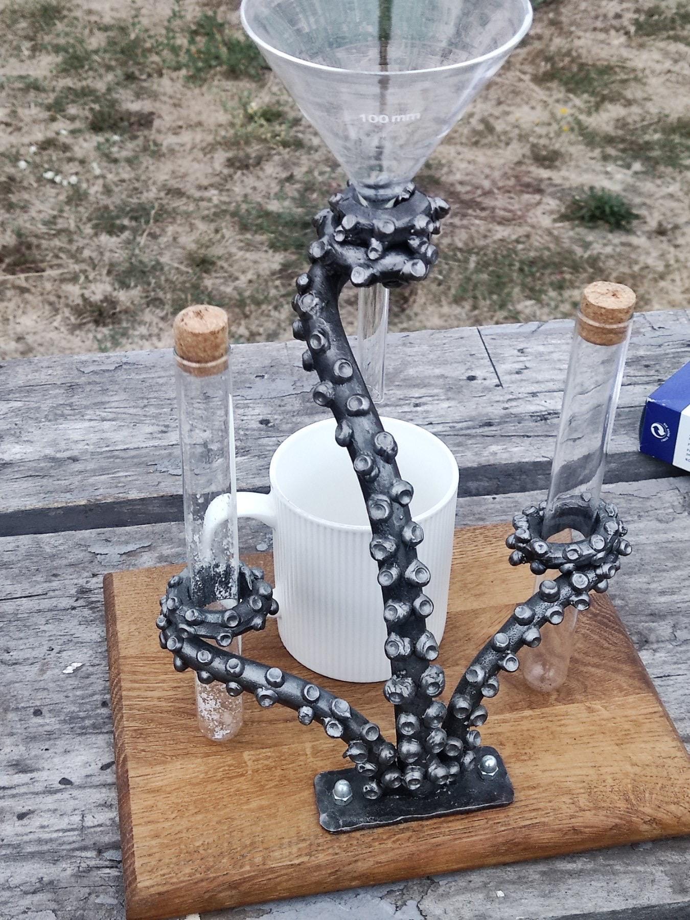 Coffee dripper, coffee brewing, coffee lover, coffee machine, cup of coffee, friend gift, coffee drinking, anniversary, Christmas, octopus