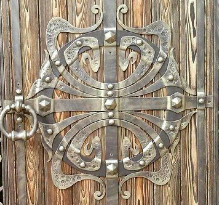 Door decor, medieval door, antique door, latch, gate, iron gift, Christmas, door hardware, hardware, hinges, wedding, groomsman, bridesmaid