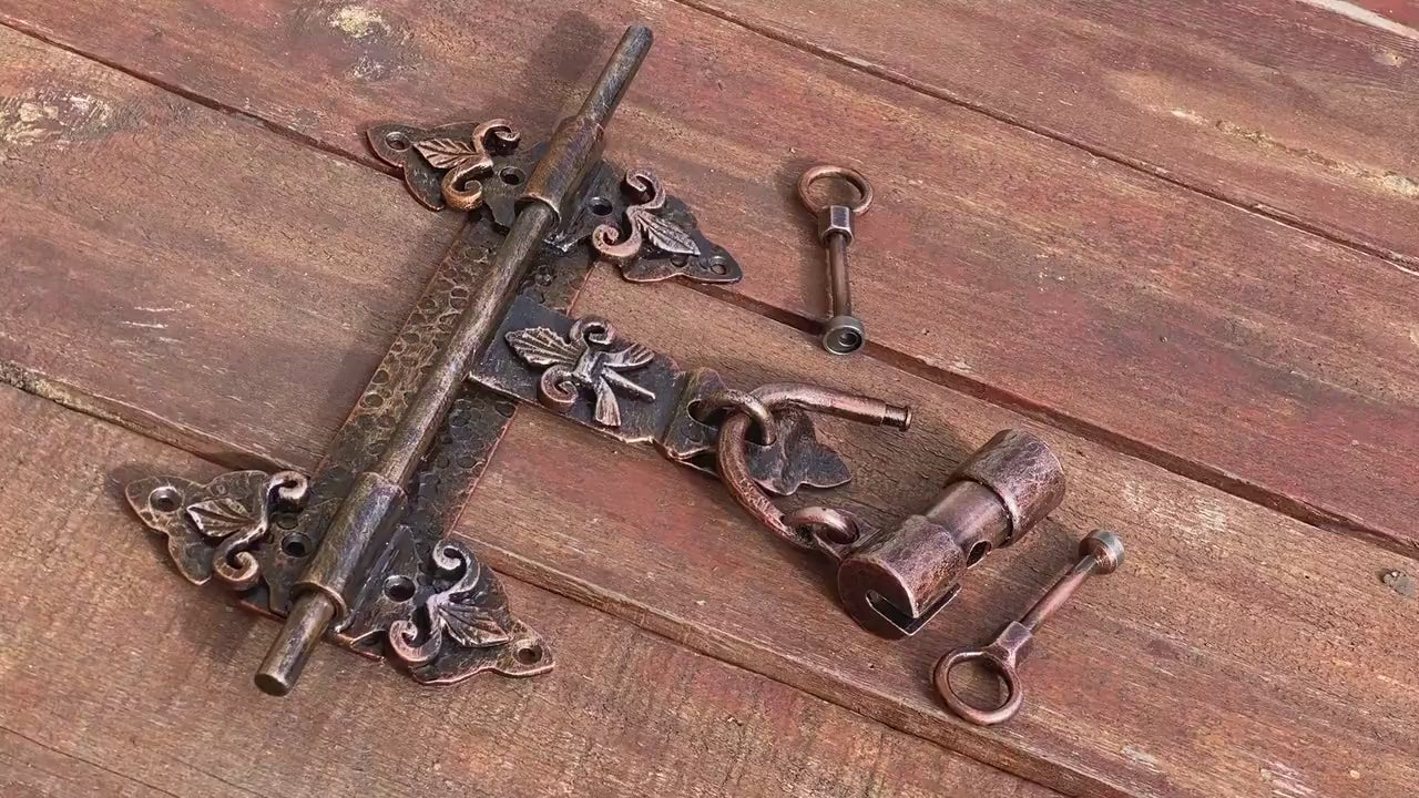 Latch, lock, gate, door, shed, barn, medieval, hinge, Middle Ages, renovation, antique, viking, Christmas, anniversary, birthday, castle