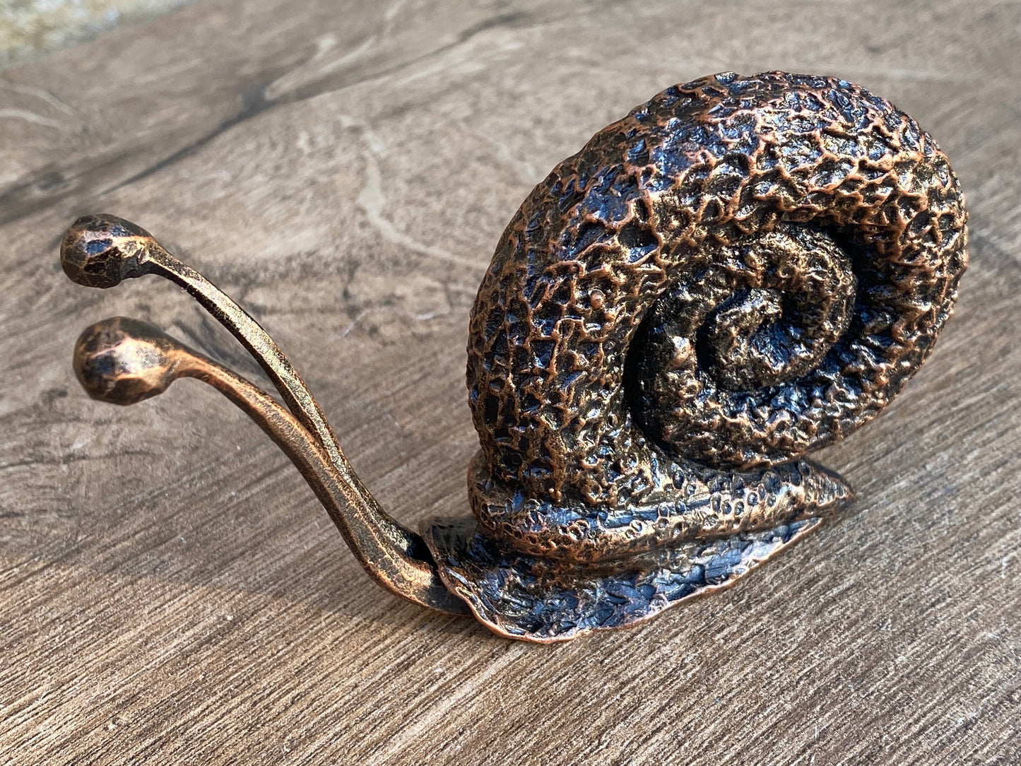 Metal snail, hand forged snail, snail art,snail accessories,snail charm,snail gifts,snail sculpture,snail statue,snail figure,snail figurine